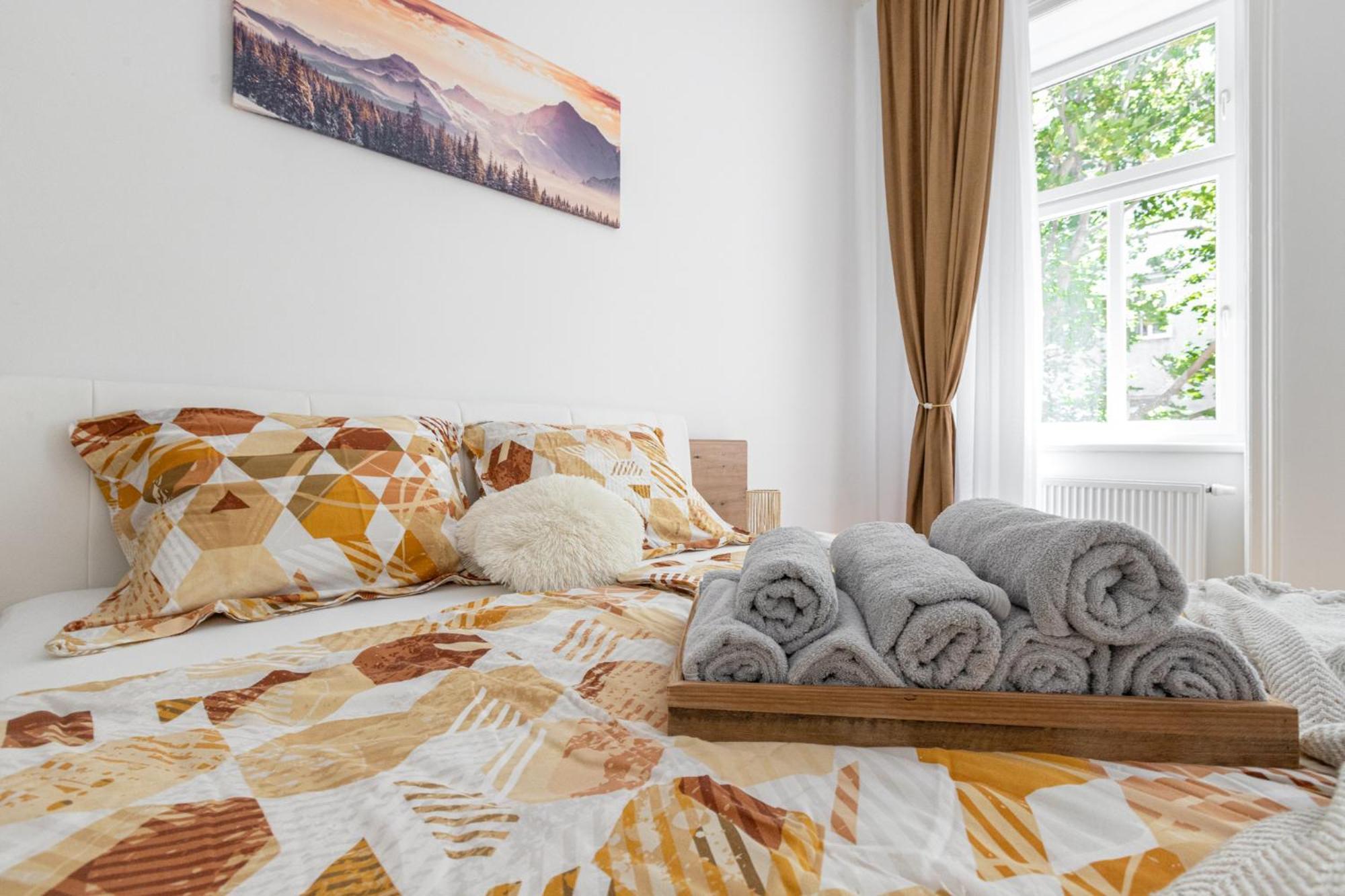 Stilvolle 2 Zimmer Apartment Im Wiener Altbaustil Nahe Donaukanal Viena Exterior foto