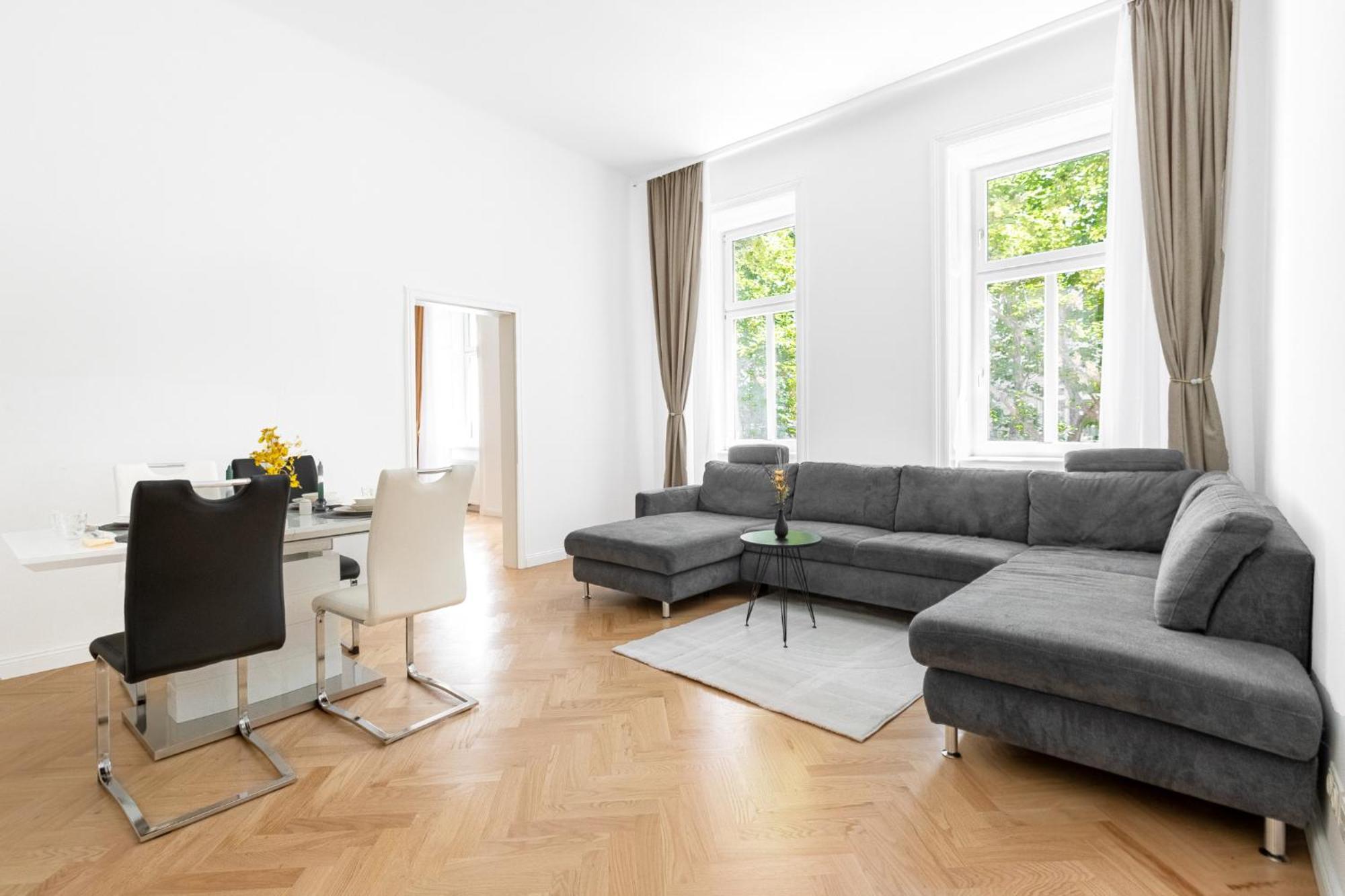 Stilvolle 2 Zimmer Apartment Im Wiener Altbaustil Nahe Donaukanal Viena Exterior foto