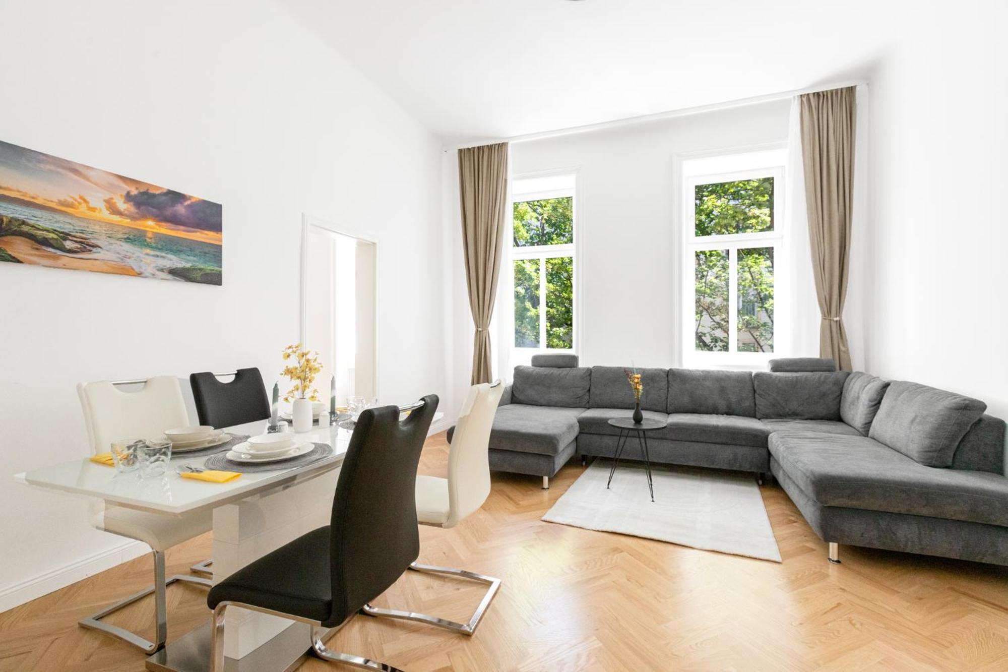 Stilvolle 2 Zimmer Apartment Im Wiener Altbaustil Nahe Donaukanal Viena Exterior foto